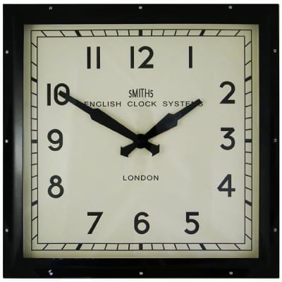 Working Smiths Industrial Wall Clock (Diameter 41cm)