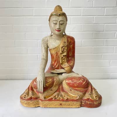 Red & Gold Female Buddha