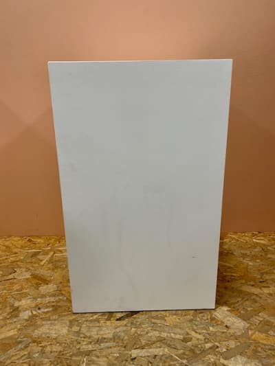 White Plinth (With Top Panel Hole For Cables Etc.)