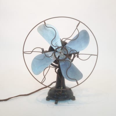 Vintage Industrial Desk Fan - Black (Non Practical)