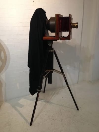 Vintage Plate Camera / Projector With Tripod (Non Practical)
