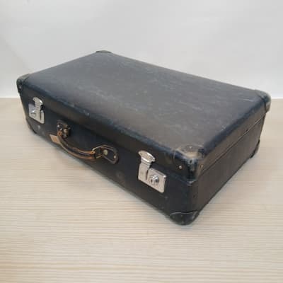 Small Dark Blue Hard Shell Suitcase