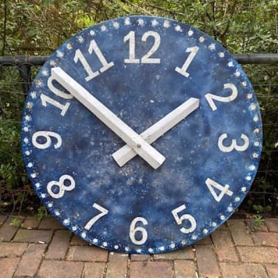 Large Blue Clock Dial (Diameter 122cm) (Non Practical)