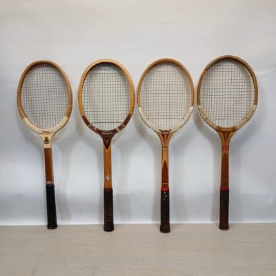 Vintage Wooden Tennis Racket