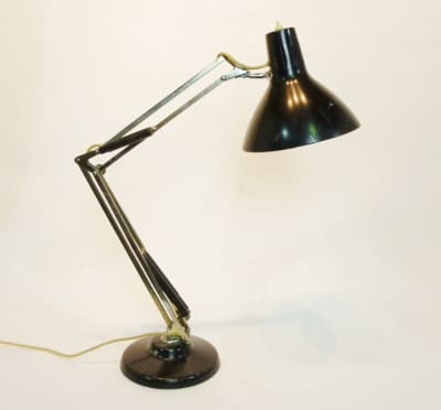 Black Angle Poise Desk Lamp (Working)