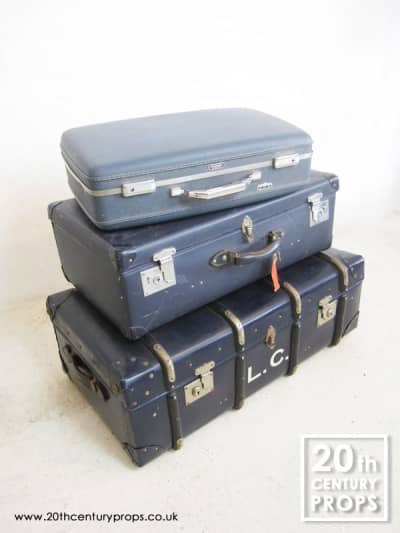 3 Vintage Trunks & Cases