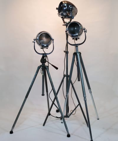 Vintage 'Strand' Polished Chrome Spotlight (Working)