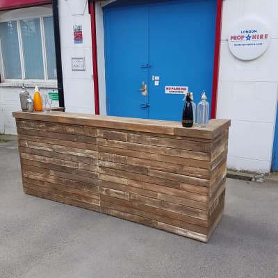 Rustic Wooden Bar