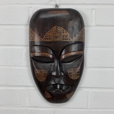 Brown Tribal Mask
