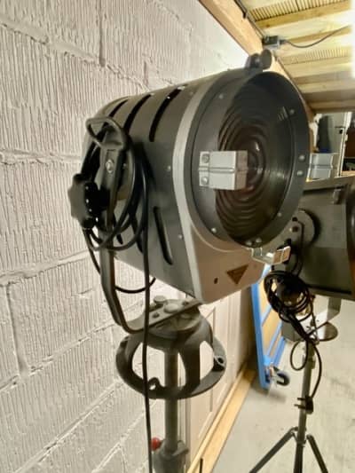 Vintage 'Strand' Floorlamp On Tripod (Working)