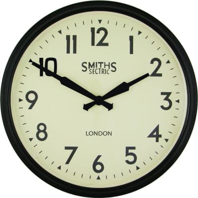 Working Smiths Large Retro Wall Clock (Diameter 50cm)