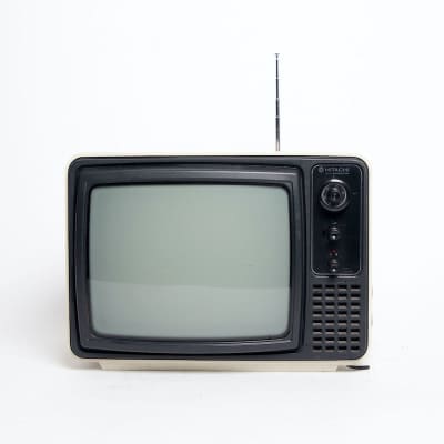 Non Practical Vintage Hitachi C-Transistor TV