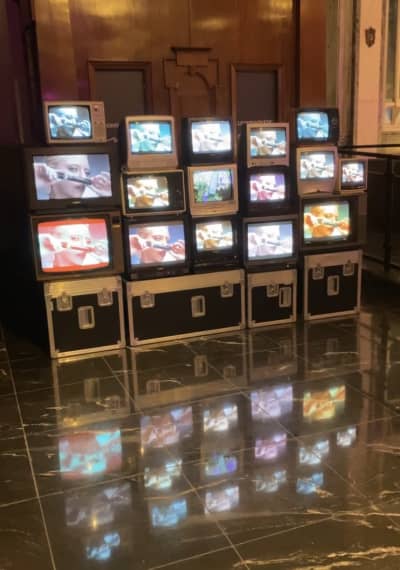 Stack Of 16 Fully Working Retro TV's With Brand Campaign Video
