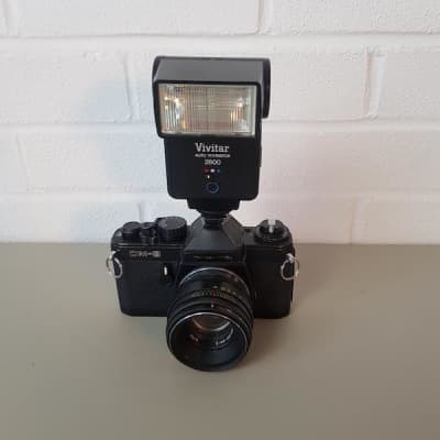 Chinon CM-3 Paparazzi Camera With Working Flash Unit