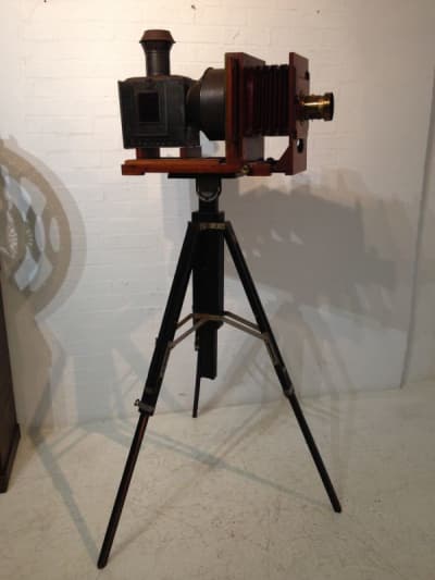 Vintage Plate Camera / Projector With Tripod (Non Practical)