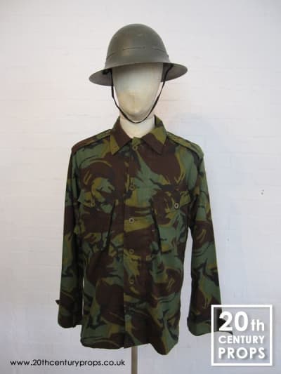 Vintage Army Shirt & Helmet