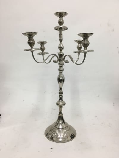 Large Silver Candelabra