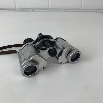 Vintage Polished Chrome Binoculars