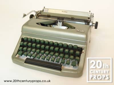 Non Practical 1950's Vintage ROYAL Typewriter