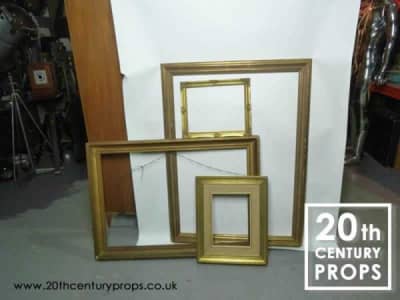 2 Large Gilded Picture Frames