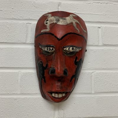 Red Tribal Mask