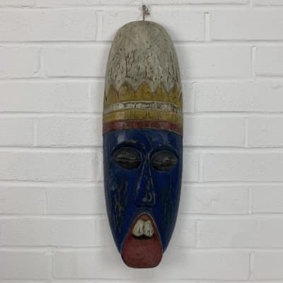 Blue Tribal Mask