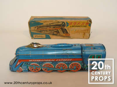 Vintage Toy Tin Train - Japanese