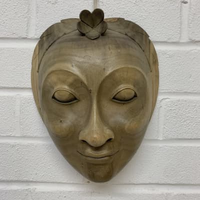 Tribal Mask With Flower