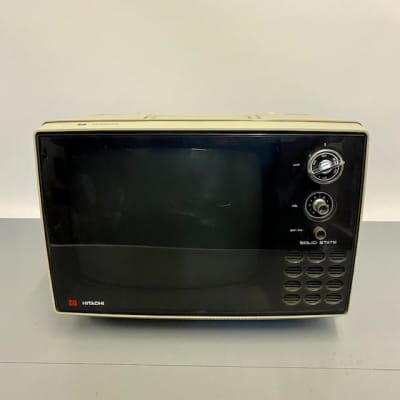 Fully Working Hitachi Black & White Solid State TV