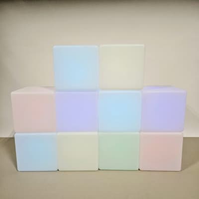 Small Illuminated LED Cubes