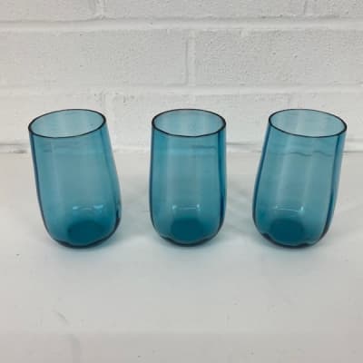 Whitefriar's Blue Water Glass