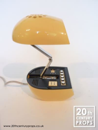 Retro Digital Alarm Clock With Extending Night Light Lid (Working)