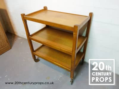 1940's Oak Hostess Trolley