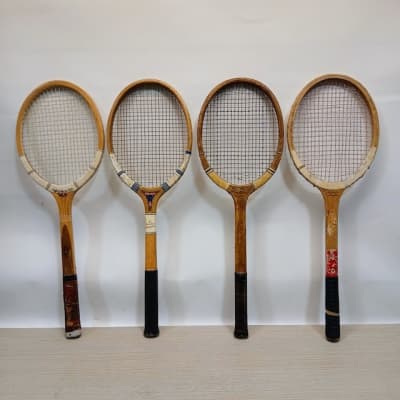 Vintage Wooden Tennis Racket