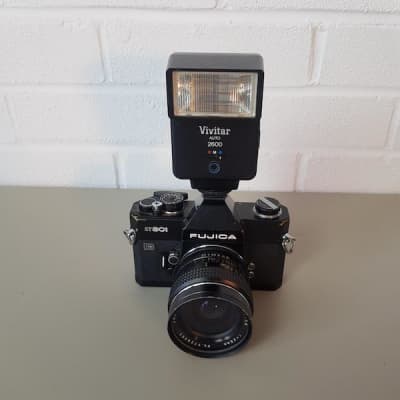 Fujica ST801 Paparazzi Camera With Working Flash Unit