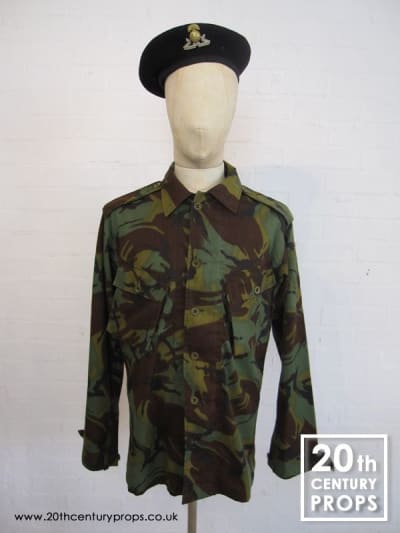 Vintage Army Shirt And Beret