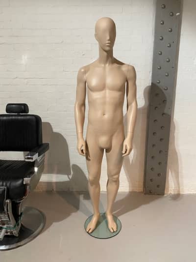 Full Bodied Male Mannequin - Neutral Colour