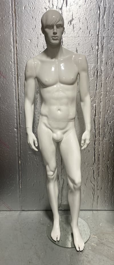 Male Gloss White Mannequin 