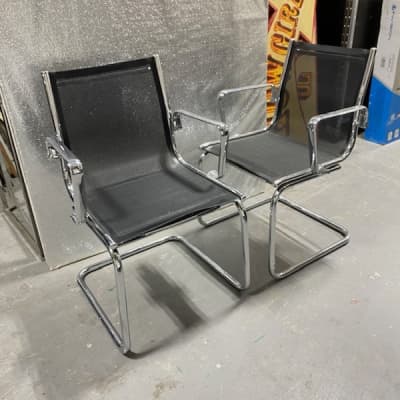 Black & Chrome Office Chair