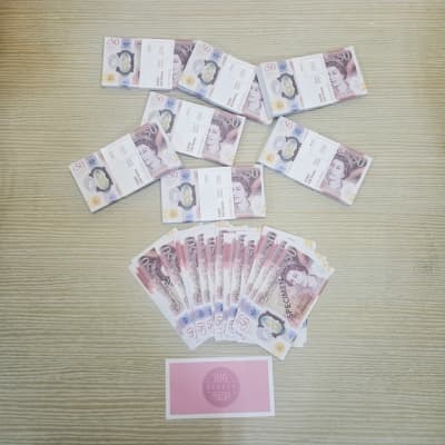 Fake Money - British Pounds (£50 notes)