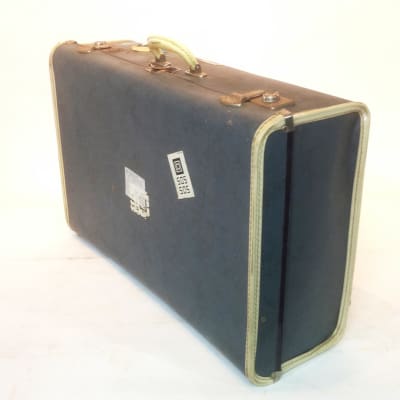 Large Navy Suitcase