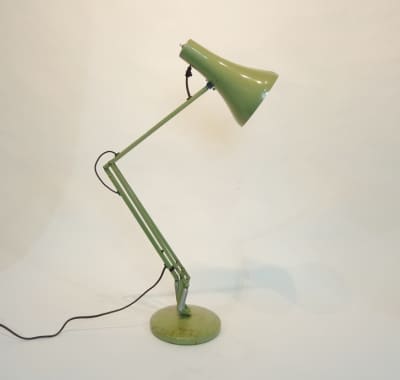 Green Industrial Angle Poise Desk Lamp (Non Practical)