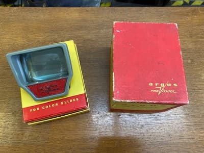 Argus PreViewer Vintage Slide Viewer With Box
