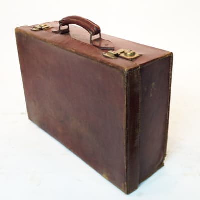 Brown Leather Suitcase 2