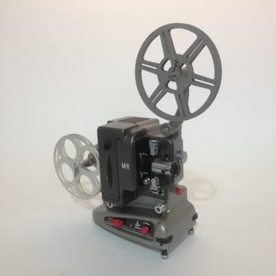 Non Practical Silver and Black Bolex 8mm Film Projector