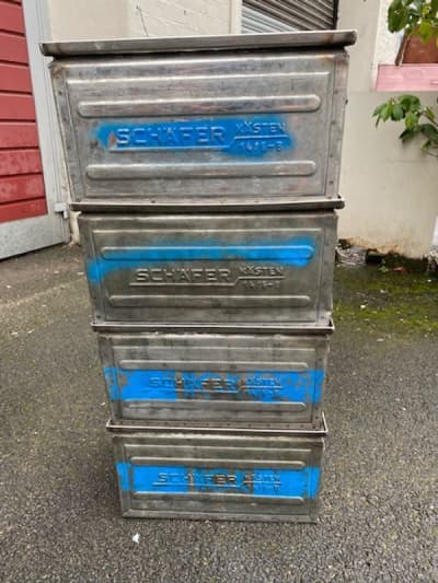 Stainless Steel Stacking Crates
