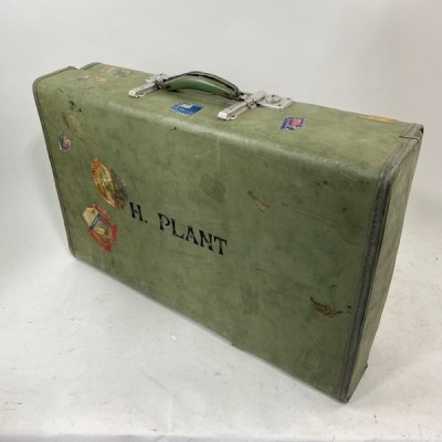 Green Vintage Suitcase