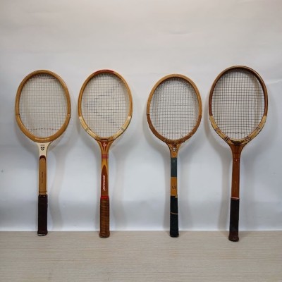 Vintage Wooden Tennis Racket