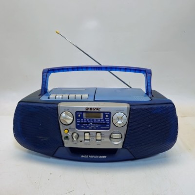 Blue Sony Stereo