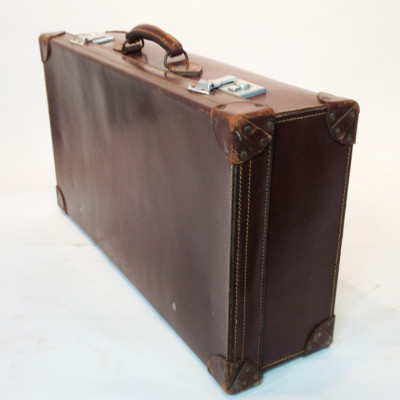 Brown Leather Suitcase 4